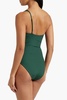 Wren one-shoulder ribbed swimsuit