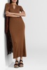 Johanna ribbed cashmere and silk-blend midi dress