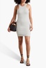 Ribbed stretch-cotton jersey mini dress