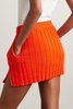 Amali ribbed cashmere and cotton-blend mini skirt