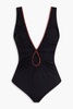 Malick cutout open-back swimsuit