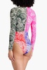 Paisley-print wetsuit