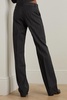 Striped wool-blend straight-leg pants