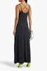 Christy cutout modal-blend jersey maxi slip dress