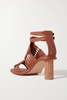 Madeira cutout leather sandals