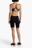 Slate Infinity two-tone cutout stretch sports bra