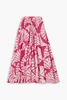 Alicia printed cotton maxi skirt