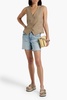 Shiloh distressed denim shorts