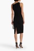 Kaia mesh-paneled jersey dress