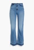 Peyton distressed mid-rise bootcut jeans