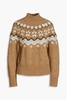 Fair Isle alpaca-blend turtleneck sweater