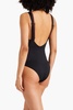 Malick cutout open-back swimsuit