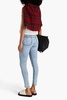 Nina faded high-rise skinny jeans