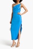 Xandra draped satin maxi dress