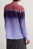 Chika gradient silk crepe de chine shirt