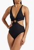 Marisole cutout ribbed swimsuit