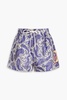 Zimmermann Paisley Print Drawstring Shorts