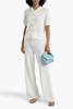 Linen wide-leg pants