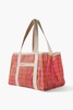 Warden striped canvas tote