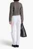 Elliot cotton-blend twill straight-leg pants