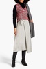 Alastor Wrap-Effect Blend Cashmere Midi Skirt