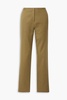 Gema cotton-twill slim-leg pants