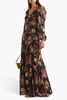 Avani wrap-effect floral-print silk-chiffon maxi dress