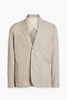 Cotton and linen-blend suit jacket