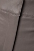 Cropped faux stretch-leather straight-leg pants