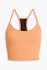 Leah ribbed stretch sports bra