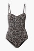 Bahia printed underwired swimsuit