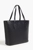 Embossed faux leather tote