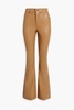 Beverly faux leather flared pants