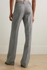 Wool-blend straight-leg pants