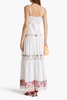 Umi embroidered broderie anglaise cotton maxi dress