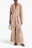 Desire paisley-print voile maxi dress