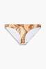 Zoa printed low-rise bikini briefs