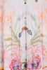 Crystal-embellished printed silk-crepon maxi dress