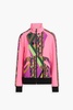 Printed crepe jacket