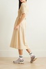 Juni smocked cotton midi dress