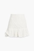 Claudia ruffled lace mini skirt