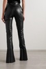 Spat faux leather flared leggings