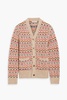 Fair Isle intarsia-knit cardigan