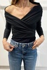 Crop Shirt In Stretch Taffeta