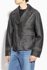 Ader Error Leather jacket with vintage effect