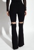 Nensi Dojaka Ribbed trousers with lacing