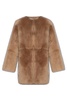 Fabiana Filippi Fur coat with pockets