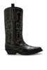 Ganni Leather cowboy boots