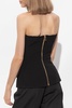 Balmain Double-Breasted Sleeveless Halterneck Top