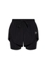 ADIDAS by Stella McCartney Two-layered shorts with logo